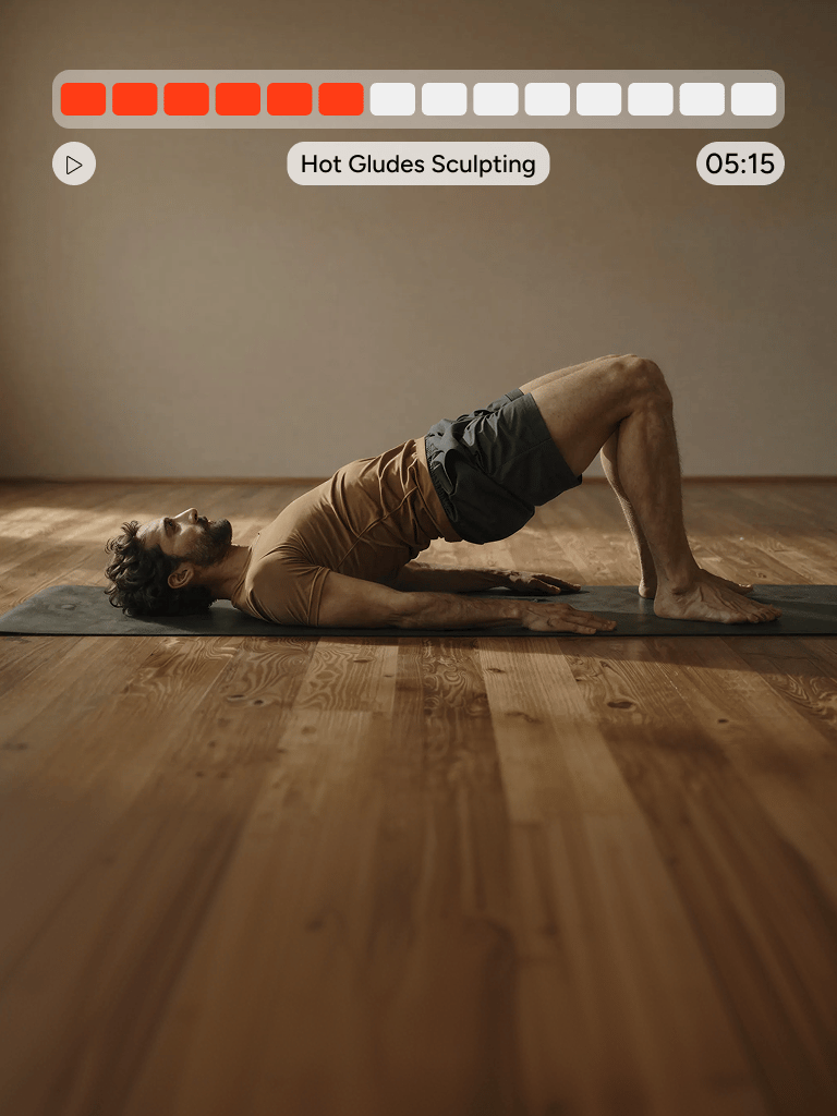 Guided Kegel exercise routines designed for men.